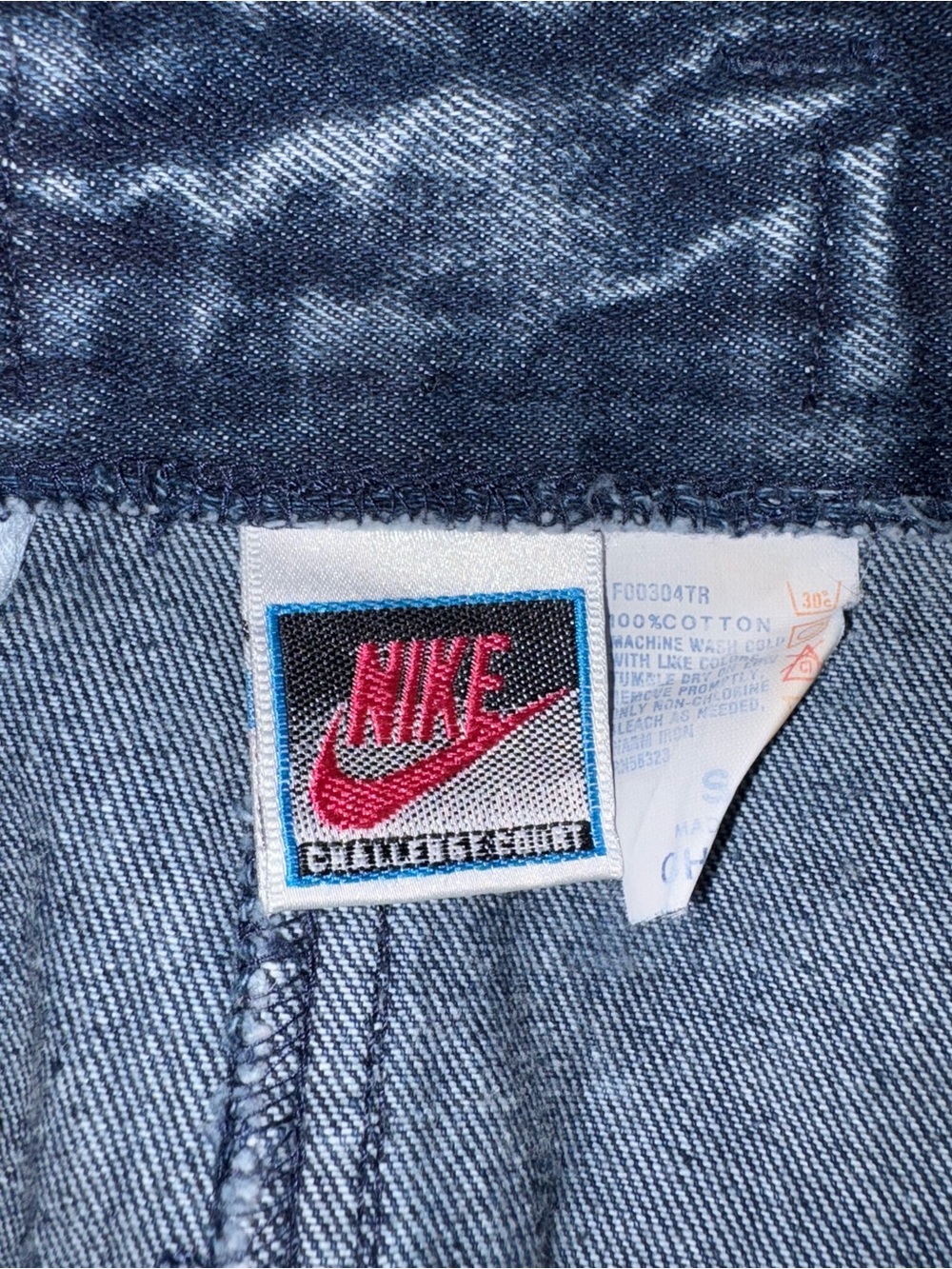 Vintage Nike Andre Agassi Challenge Court Acid Wash Denim Mini‎ Skirt 90’s Y2K S - Picture 6 of 7